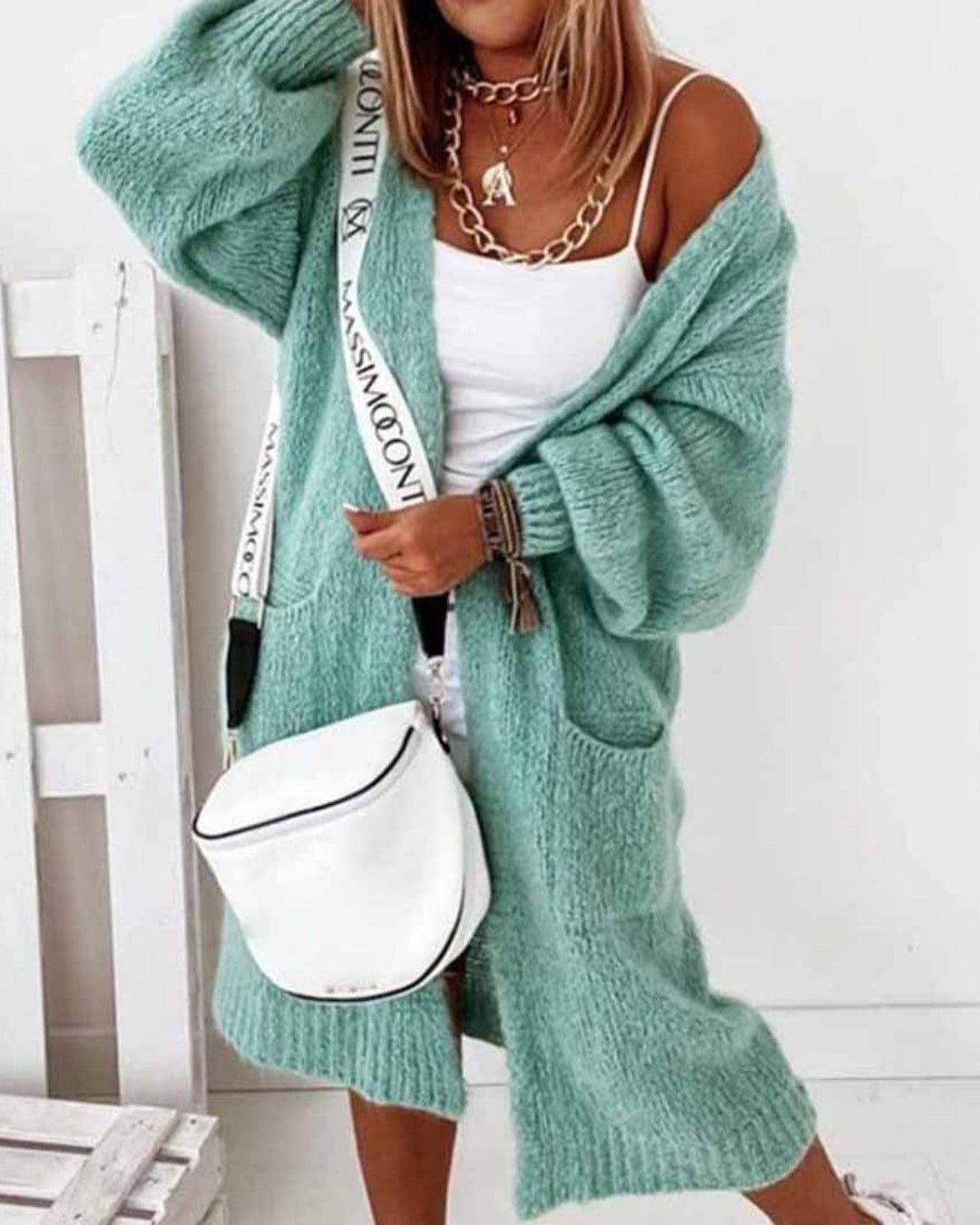 Sophia | Mjuk Oversized Kofta för Damer 3