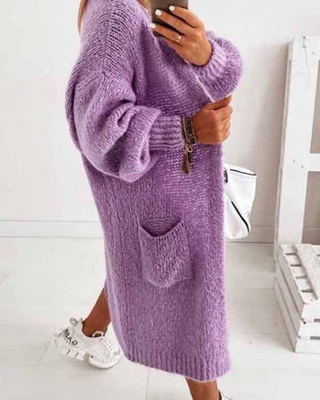 Sophia | Mjuk Oversized Kofta för Damer 5