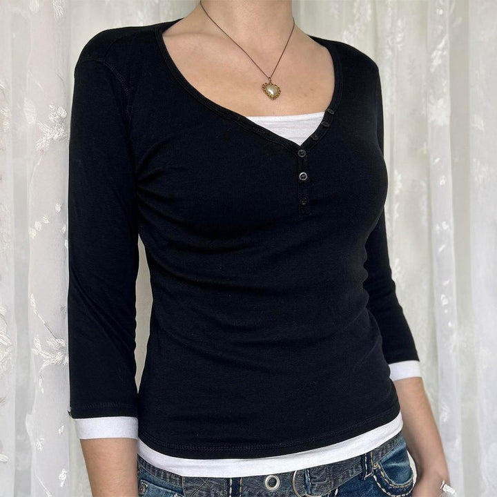 Sophia | Slim Fit Långärmad T-Shirt med Elegant Design 1