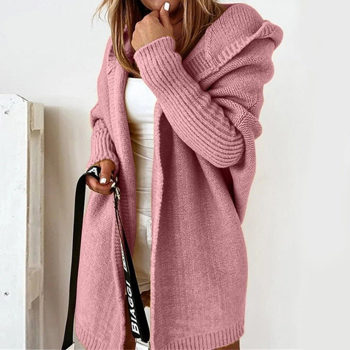 Sophie | Avslappnad Hooded Cardigan med Batwing-Ärmar 3