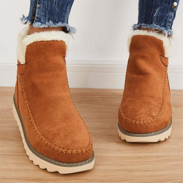 Sophie | Bekväma Halkfria Vinterstövlar Dam med Slip-On-Design 4