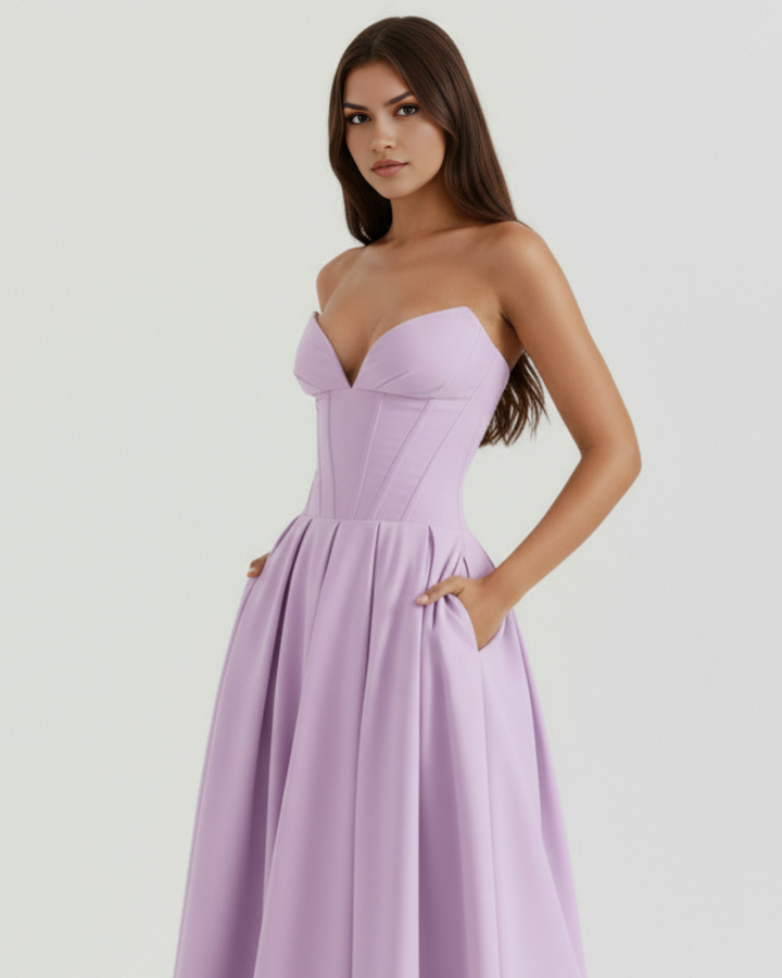 Sophie | Elegant Feminin Klänning För Bröllop och Fest 3