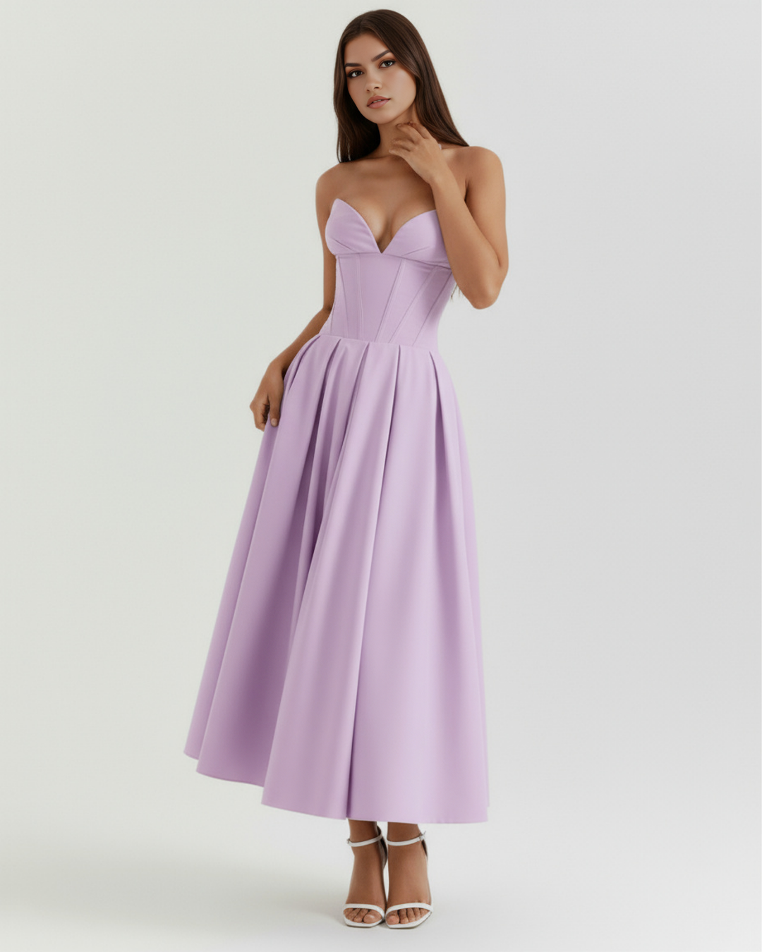 Sophie | Elegant Feminin Klänning För Bröllop och Fest 4