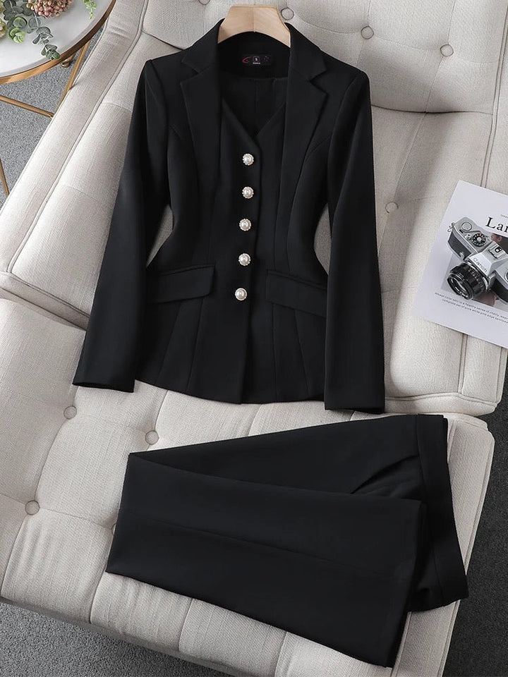 Sophie | Elegant Fodrad Kostym Set Dam 1