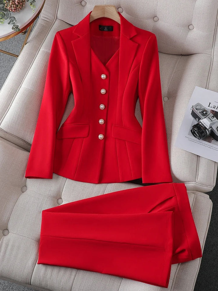 Sophie | Elegant Fodrad Kostym Set Dam 2
