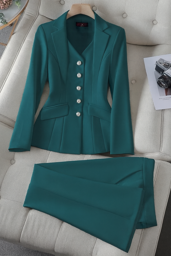 Sophie | Elegant Fodrad Kostym Set Dam 3
