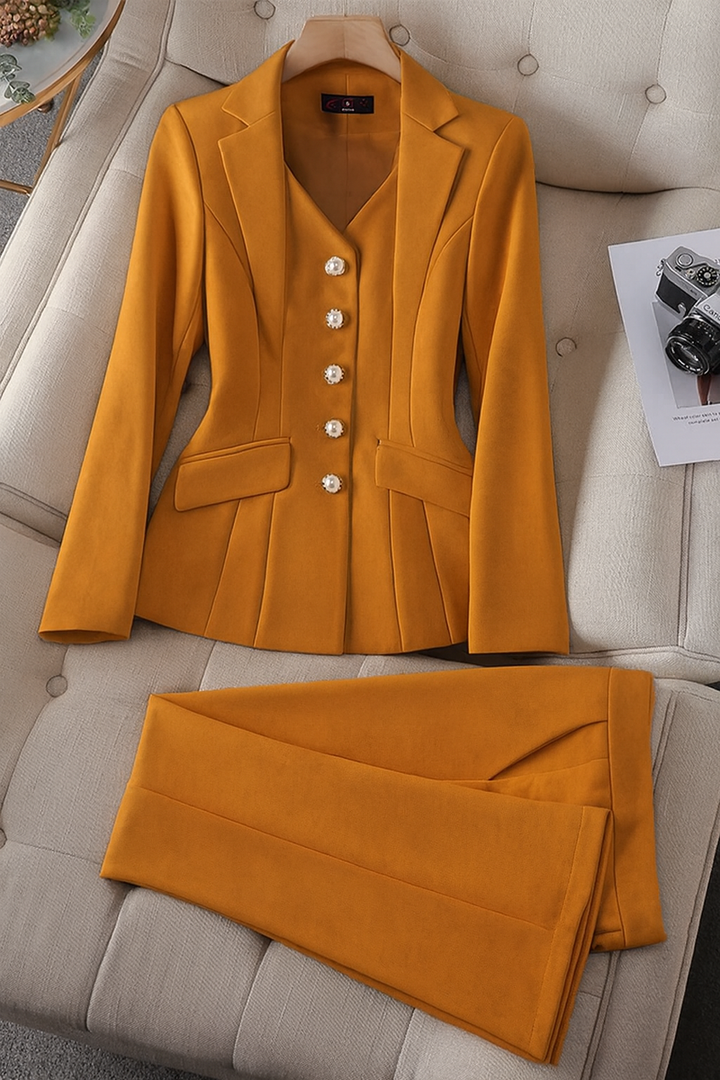 Sophie | Elegant Fodrad Kostym Set Dam 5