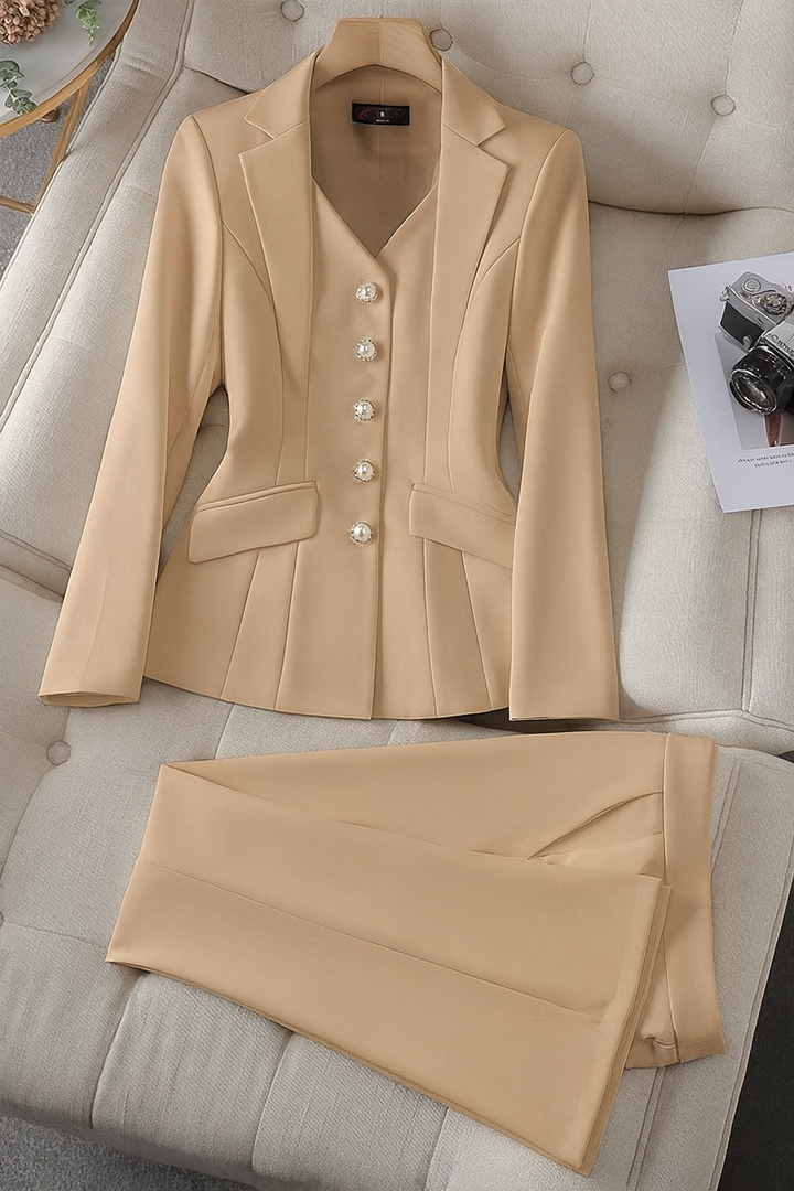 Sophie | Elegant Fodrad Kostym Set Dam 6