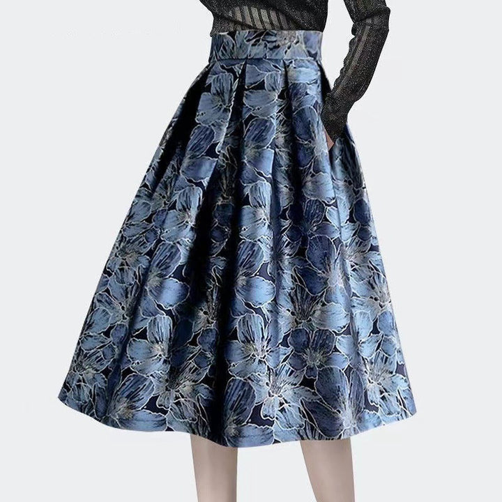 Sophie | Elegant Hög Midja Plisserad Kjol Dam 1