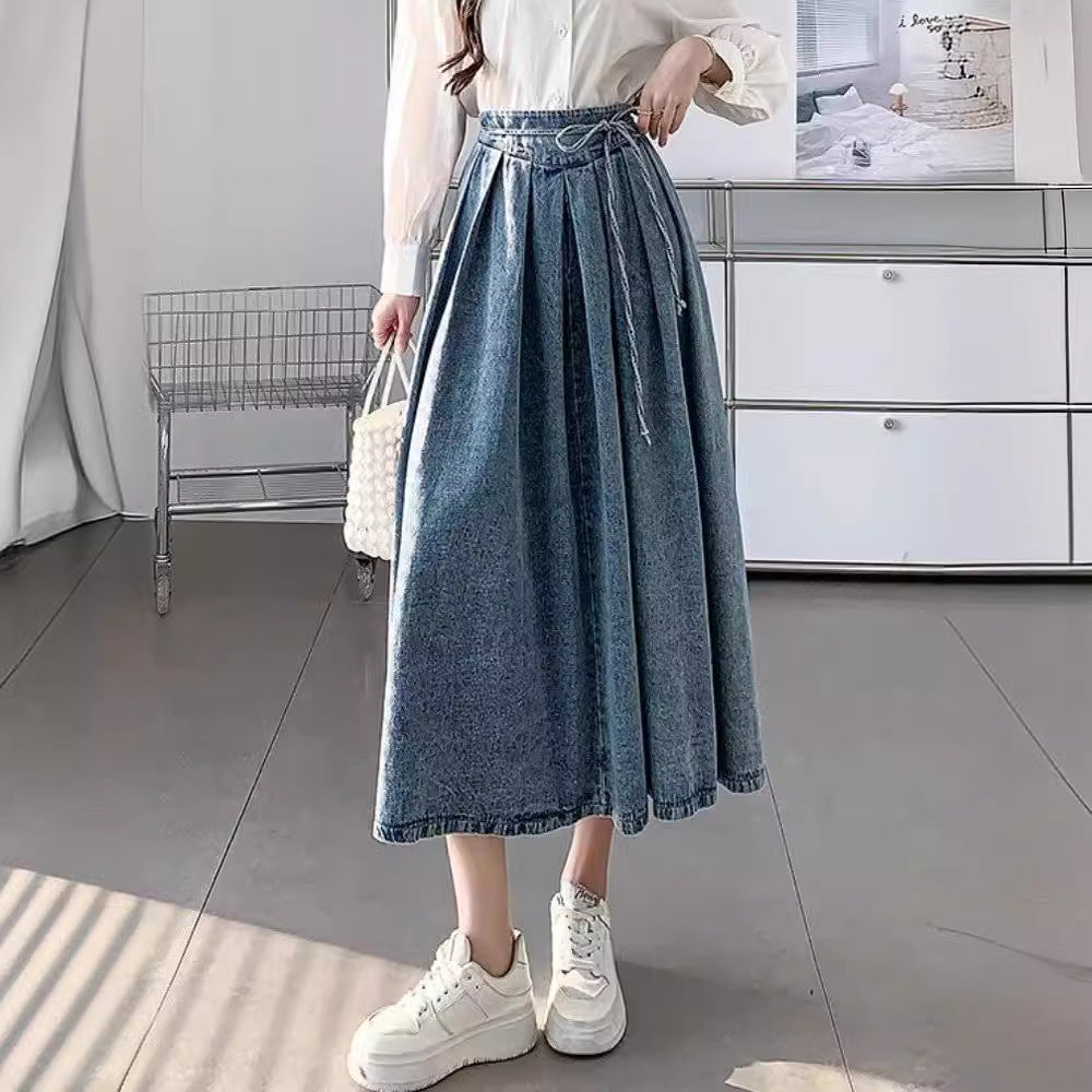 Sophie | Elegant Hög Midja Plisserad Midikjol för Kvinnor 3
