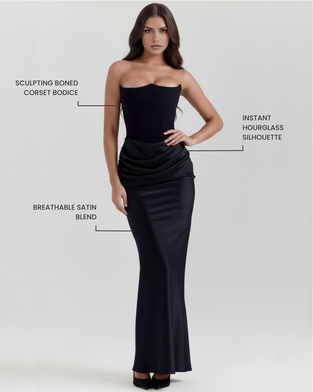 Sophie | Elegant Klänning Dam Med Feminin Glamour 1