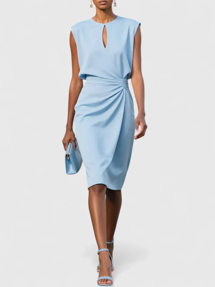 Sophie | Elegant Kortärmad Klänning för Vardag och Fest 2