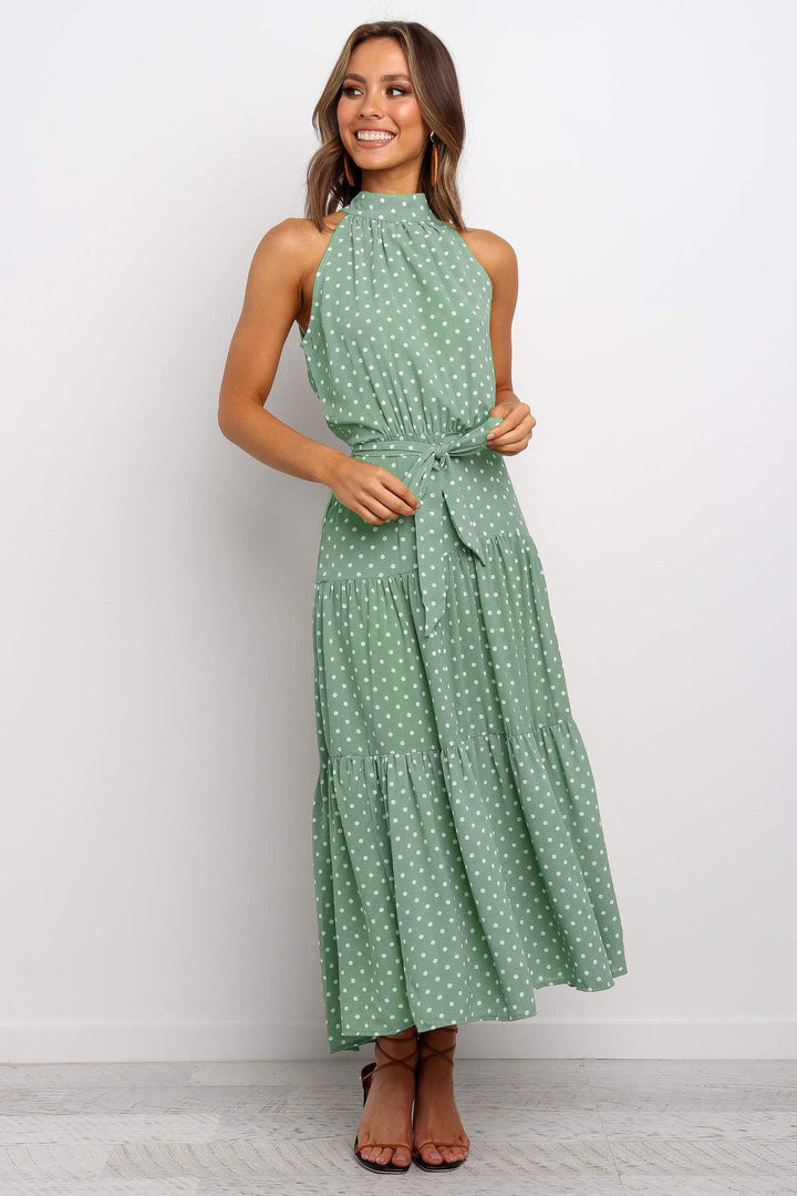 Sophie | Elegant Lång Ärmlös Sommarklänning Dam för Midsommar 4