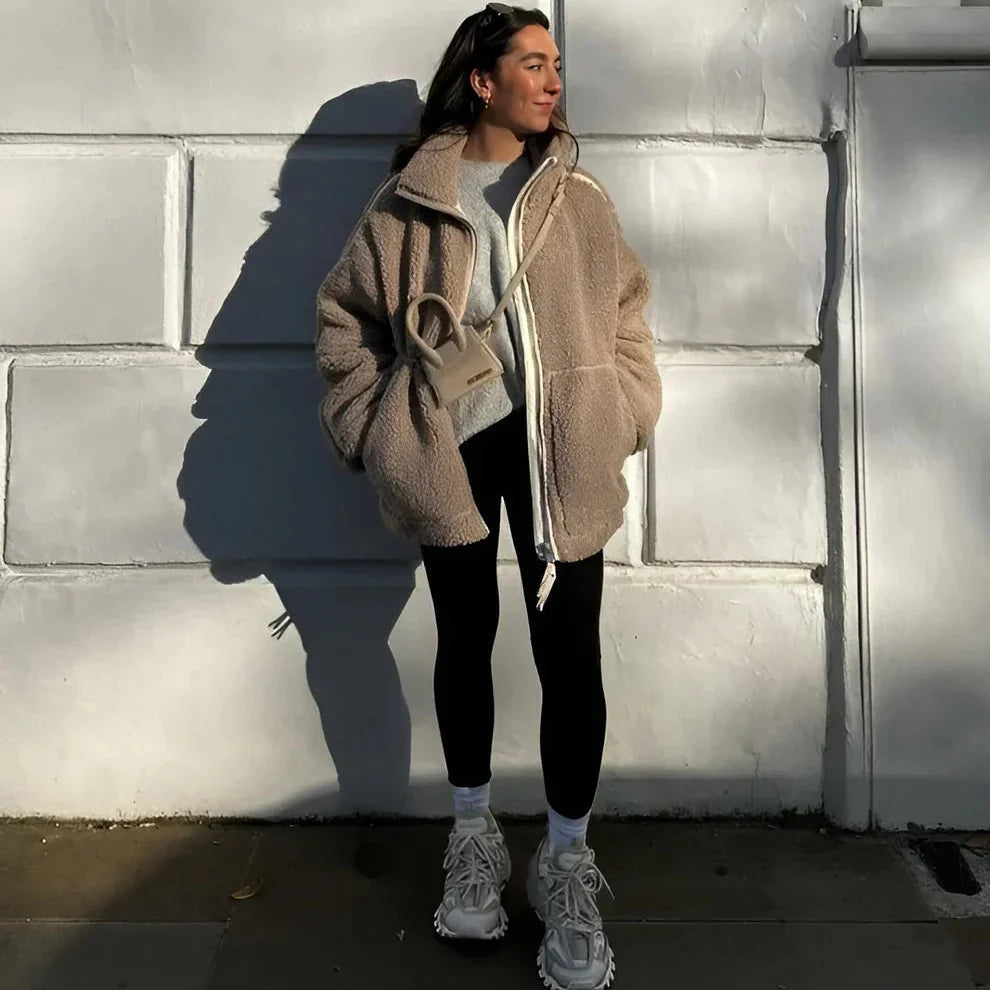 Sophie | Elegant Lång Vinterjacka Dam Med Huva 4