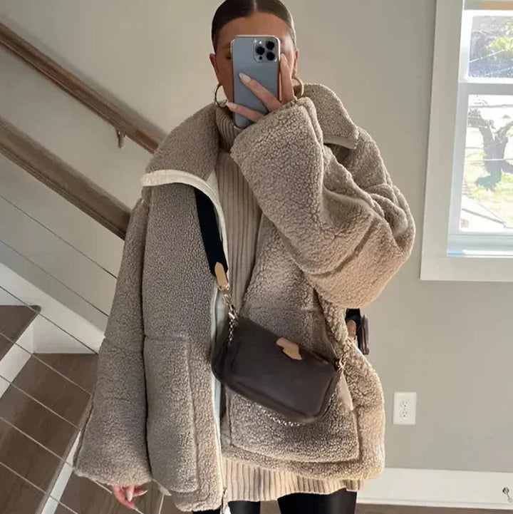 Sophie | Elegant Lång Vinterjacka Dam Med Huva 7