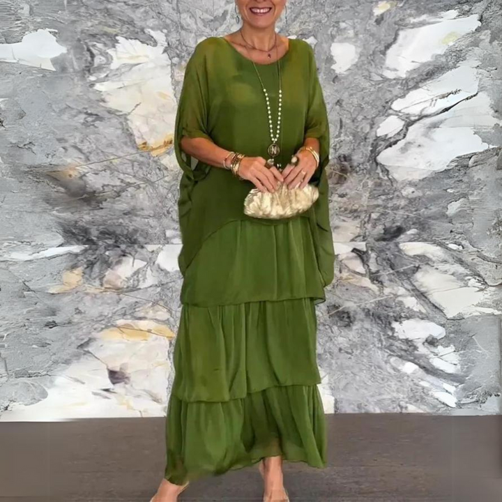 Sophie | Elegant Långklänning med Böljande Silhuett för Bröllop 1