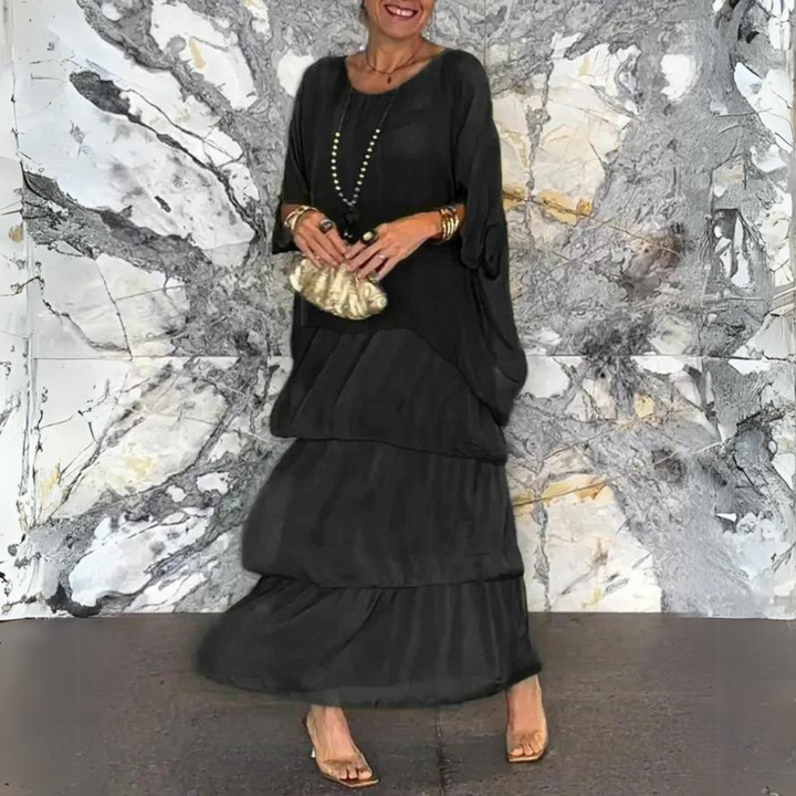 Sophie | Elegant Långklänning med Böljande Silhuett för Bröllop 2