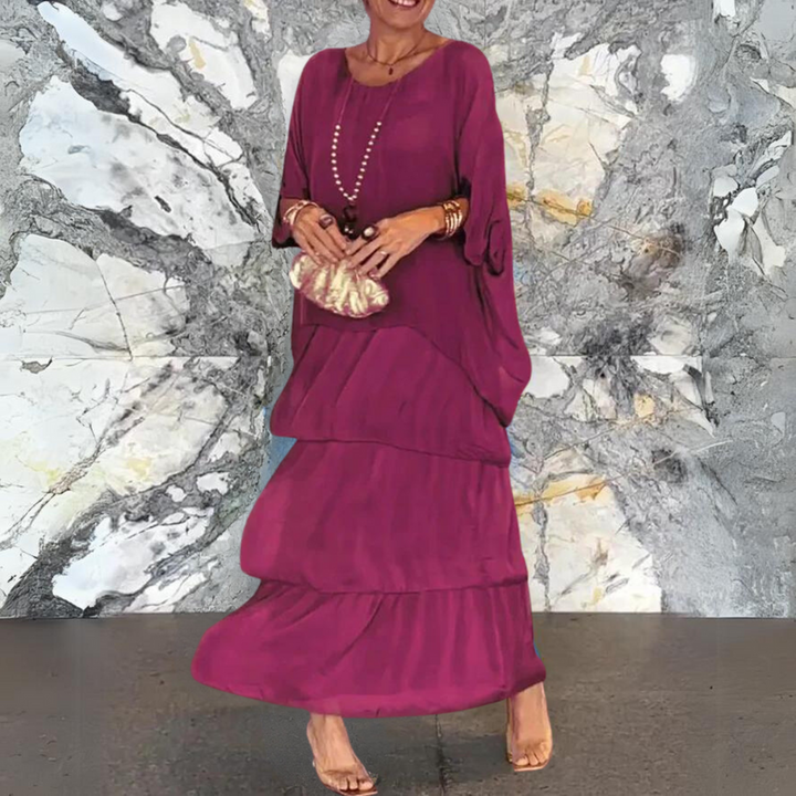 Sophie | Elegant Långklänning med Böljande Silhuett för Bröllop 5
