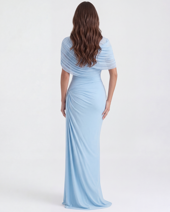 Sophie | Elegant Maxi Klänning i Babyblå 7