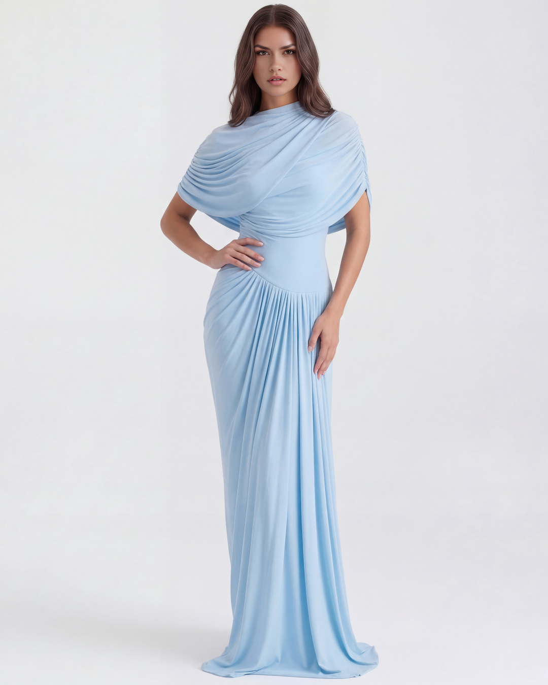 Sophie | Elegant Maxi Klänning med Drapering 1