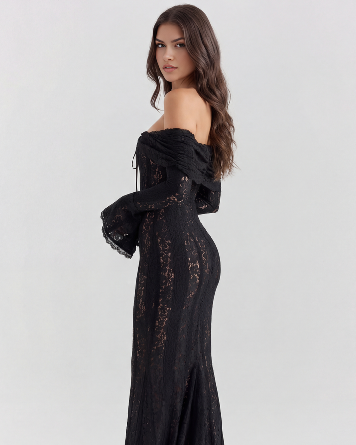 Sophie | Elegant Off-Shoulder Maxiklänning 2
