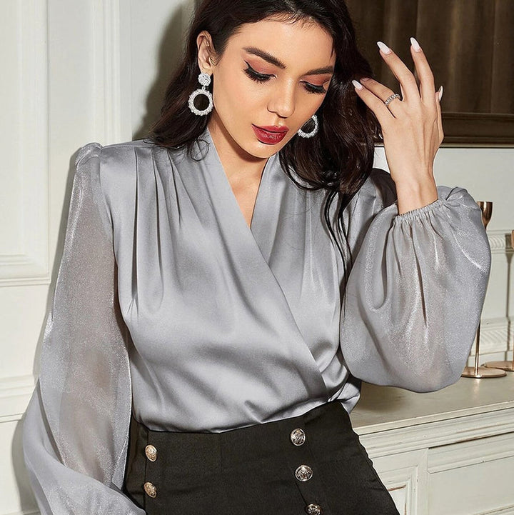 Sophie | Elegant Puffärmad Långärmad Tröja för Vår 1