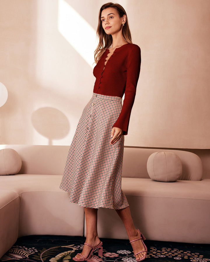 Sophie | Elegant Ribbad Topp med Trumpetärmar 7