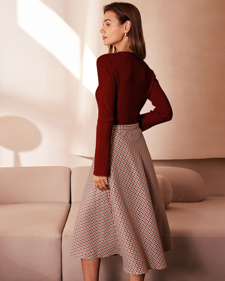 Sophie | Elegant Ribbad Topp med Trumpetärmar 8