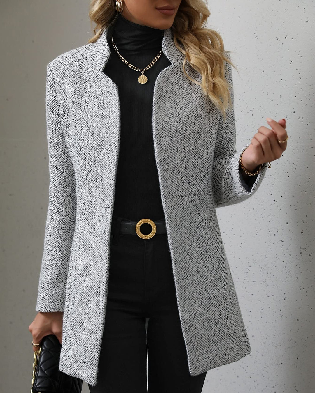 Sophie | Elegant Slim Fit Damjacka Med Ståkrage För Vinterbruk 0