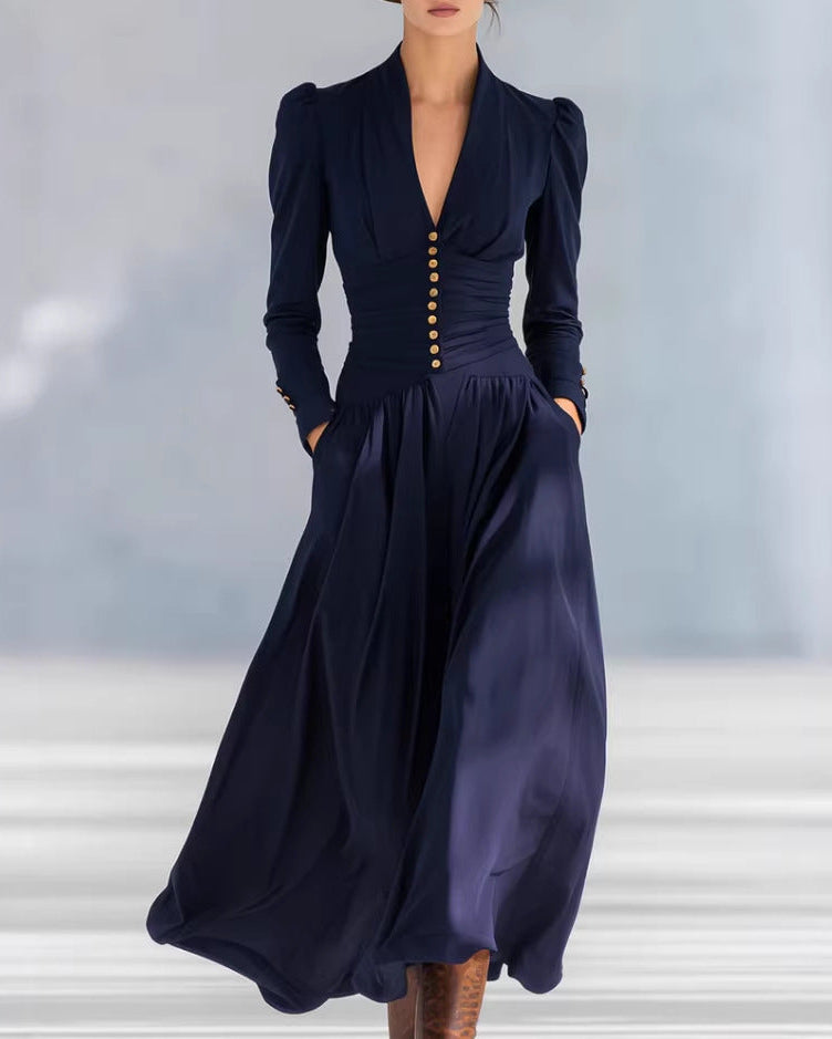 Sophie | Elegant Slim Fit Höstklänning med Hög Midja 2