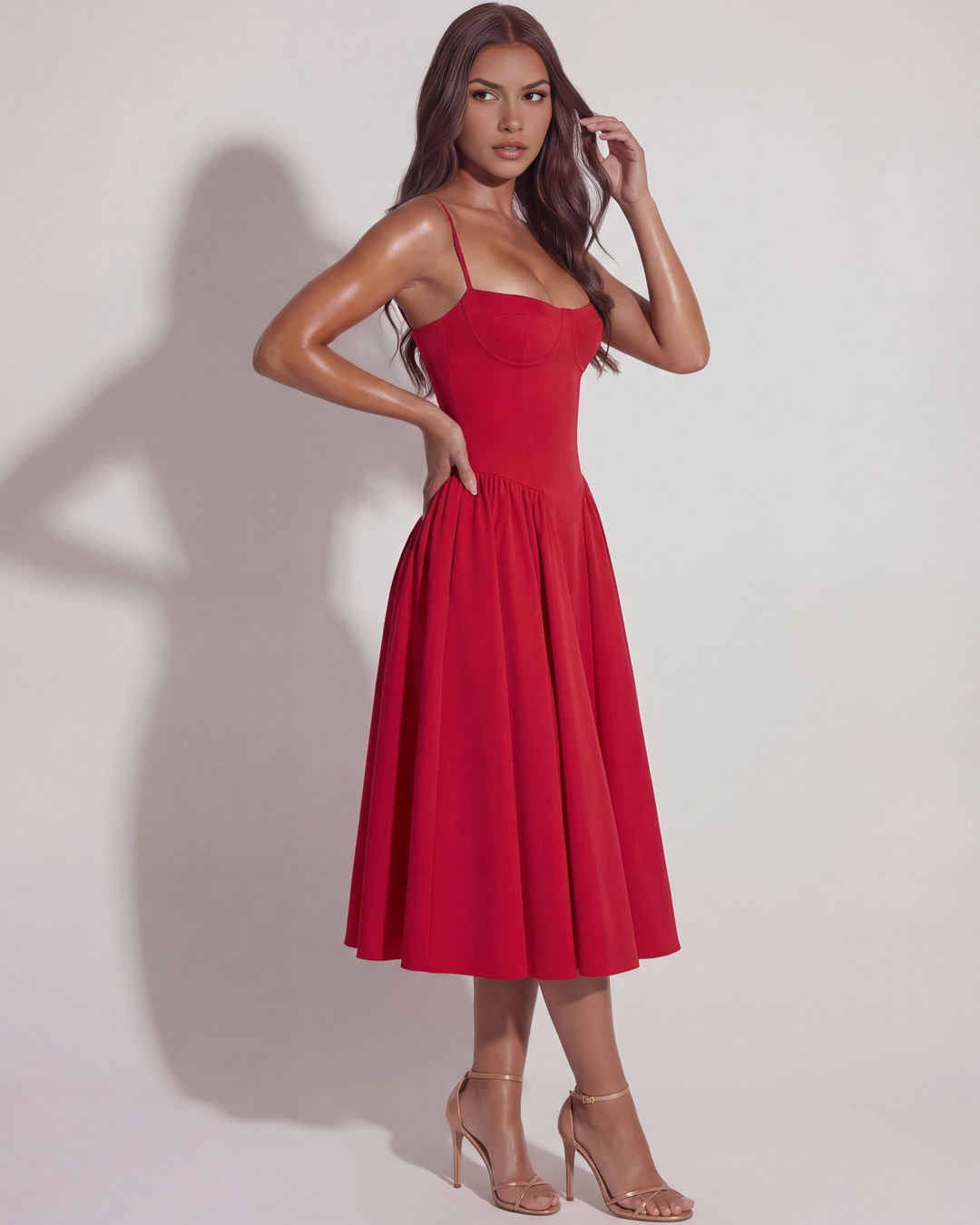 Sophie | Elegant Sommarklänning med Volang 2