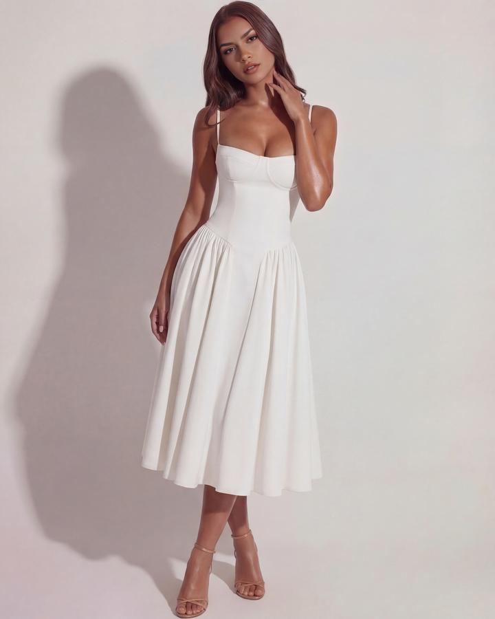 Sophie | Elegant Sommarklänning med Volang 5