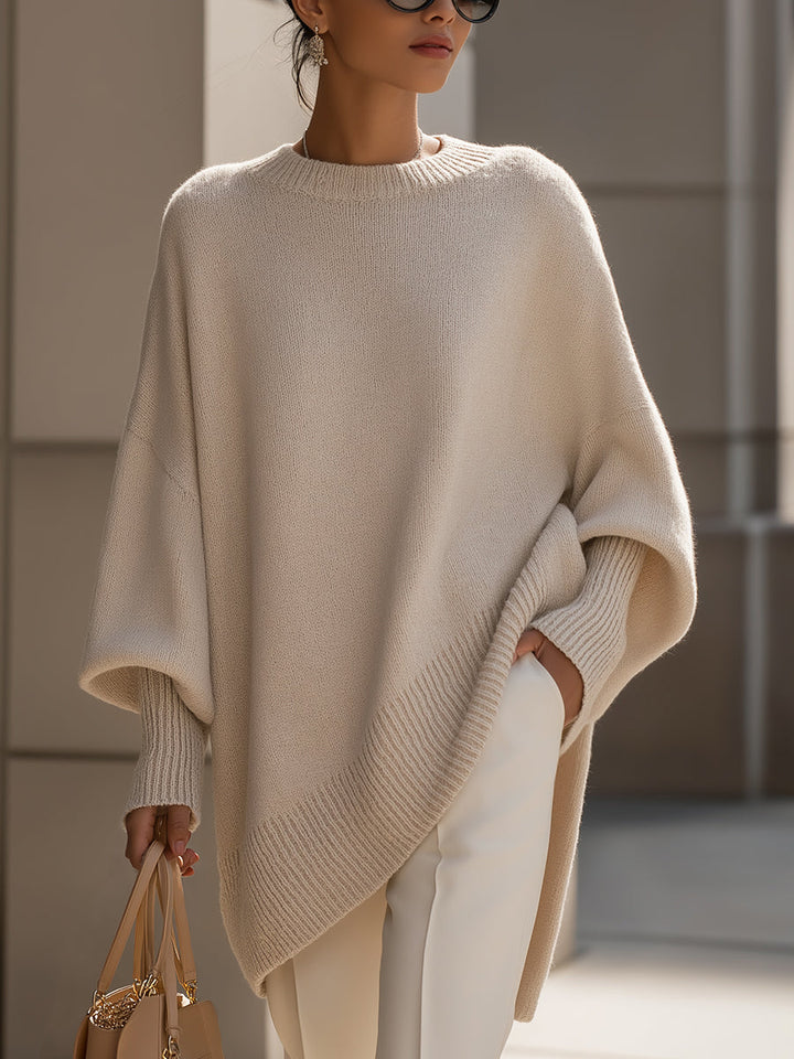 Sophie | Elegant Stickad Dam Tröja Med Modern Passform 0