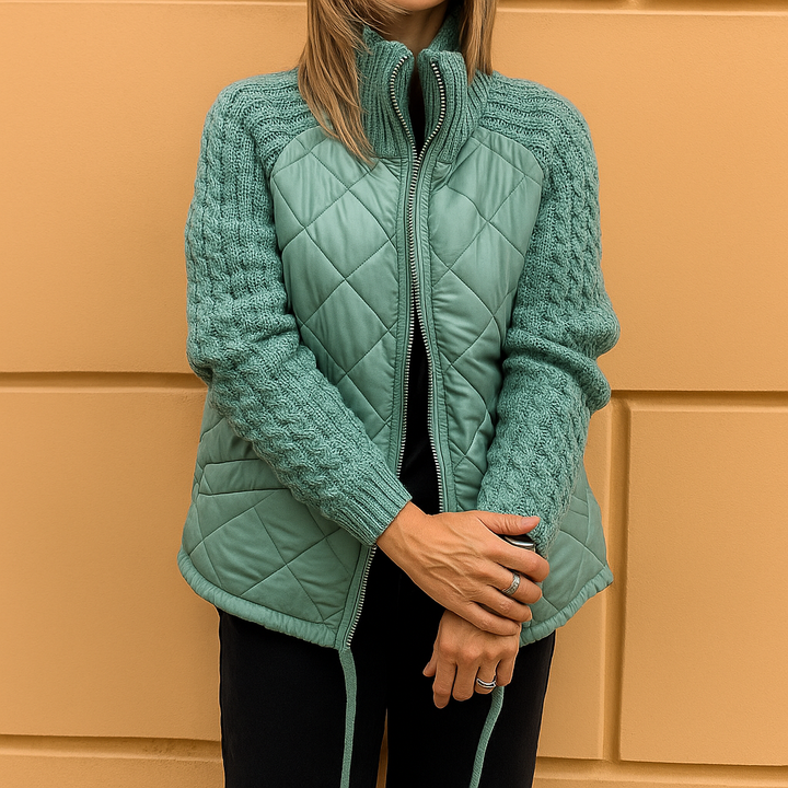 Sophie | Elegant Vinterjacka Dam Med Hög Krage 4