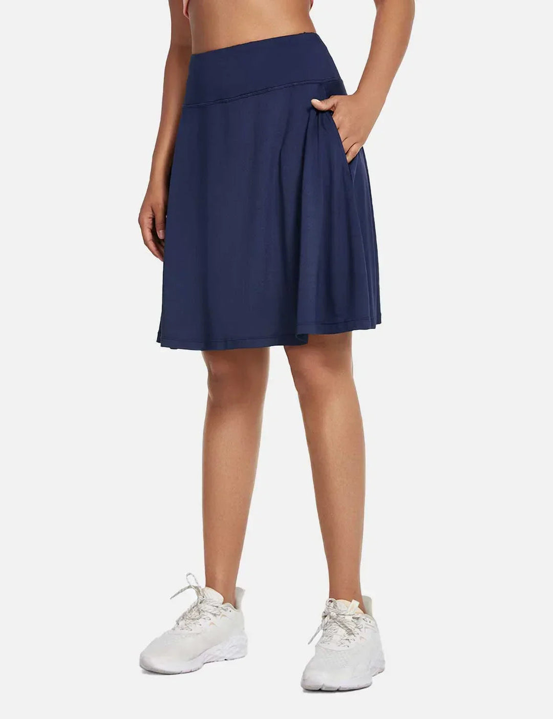 Sophie | Hög Midja Plisserad Skort med Inbyggda Shorts 1