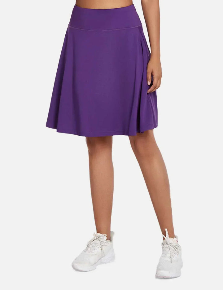 Sophie | Hög Midja Plisserad Skort med Inbyggda Shorts 10