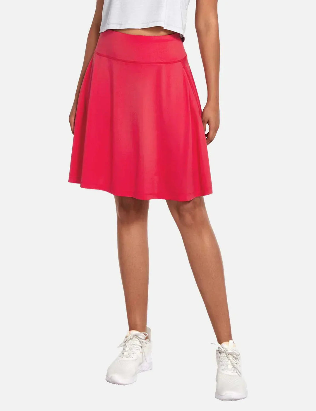 Sophie | Hög Midja Plisserad Skort med Inbyggda Shorts 11