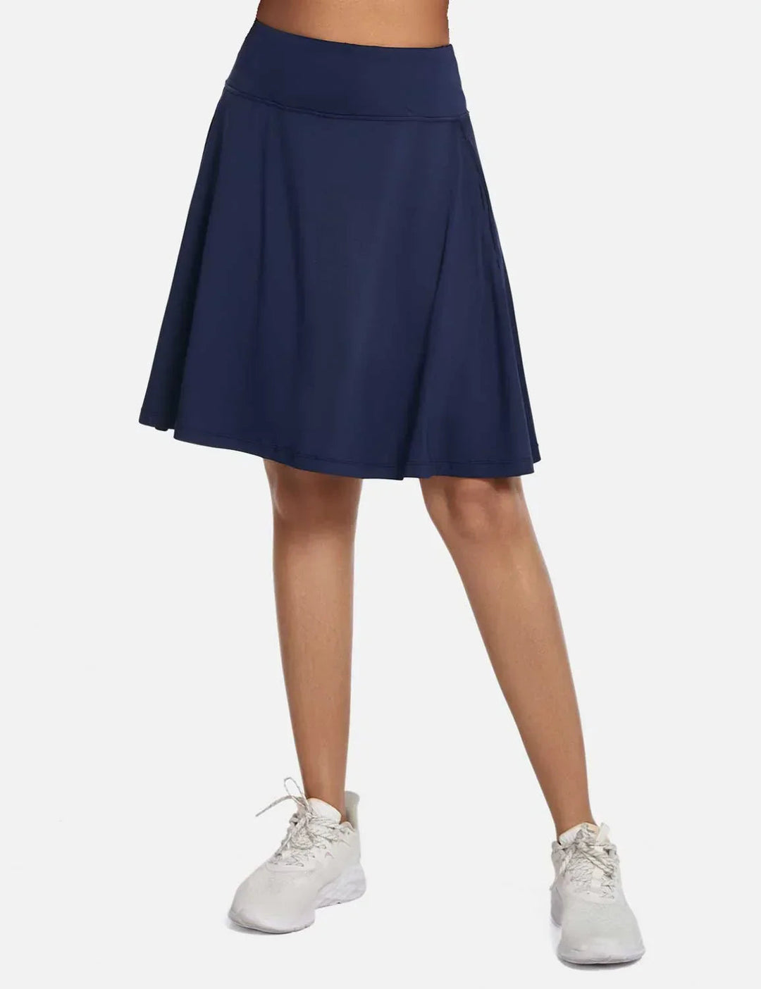 Sophie | Hög Midja Plisserad Skort med Inbyggda Shorts 12