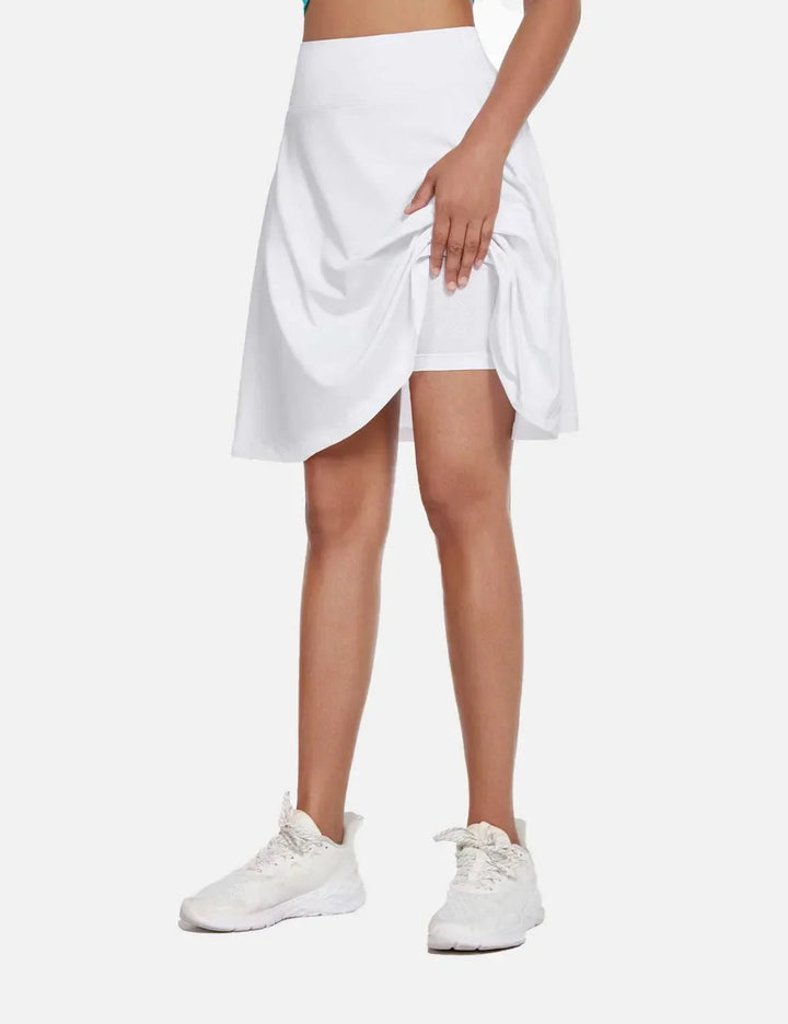 Sophie | Hög Midja Plisserad Skort med Inbyggda Shorts 3
