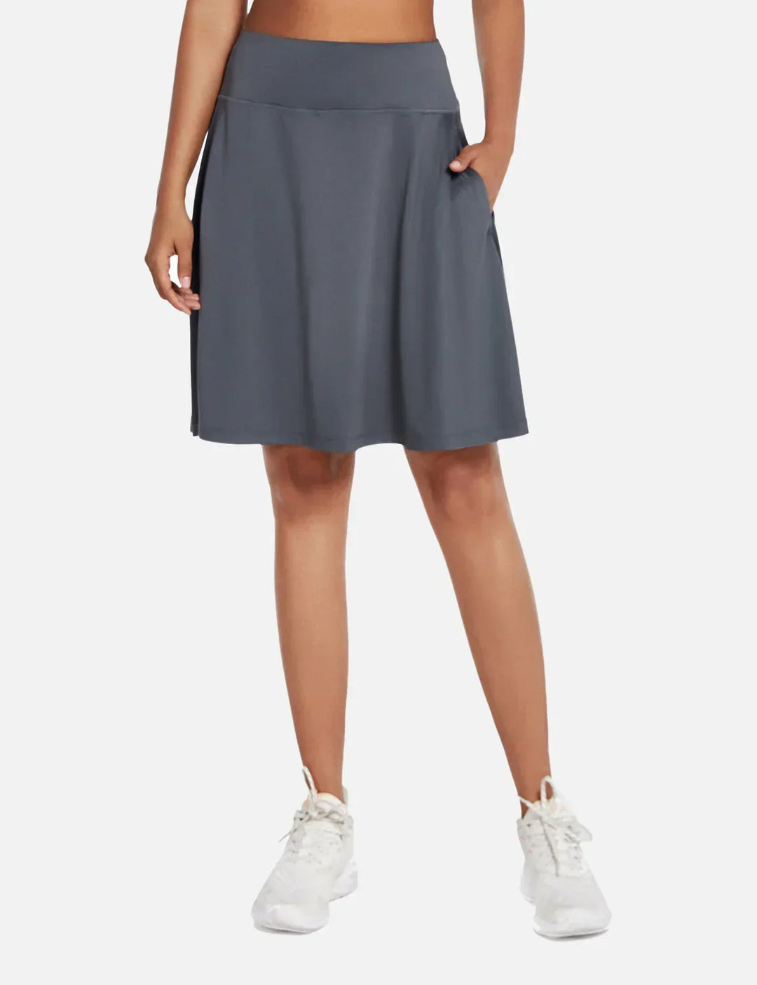Sophie | Hög Midja Plisserad Skort med Inbyggda Shorts 4