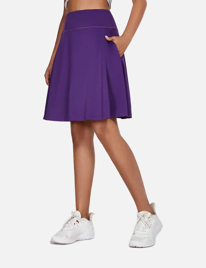 Sophie | Hög Midja Plisserad Skort med Inbyggda Shorts 5