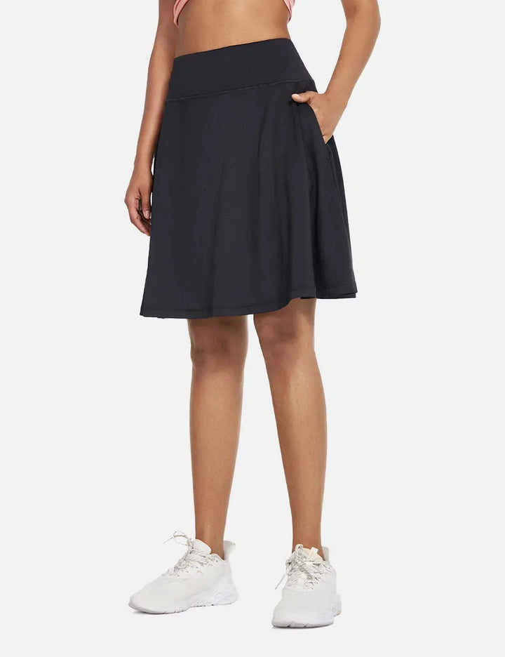 Sophie | Hög Midja Plisserad Skort med Inbyggda Shorts 8