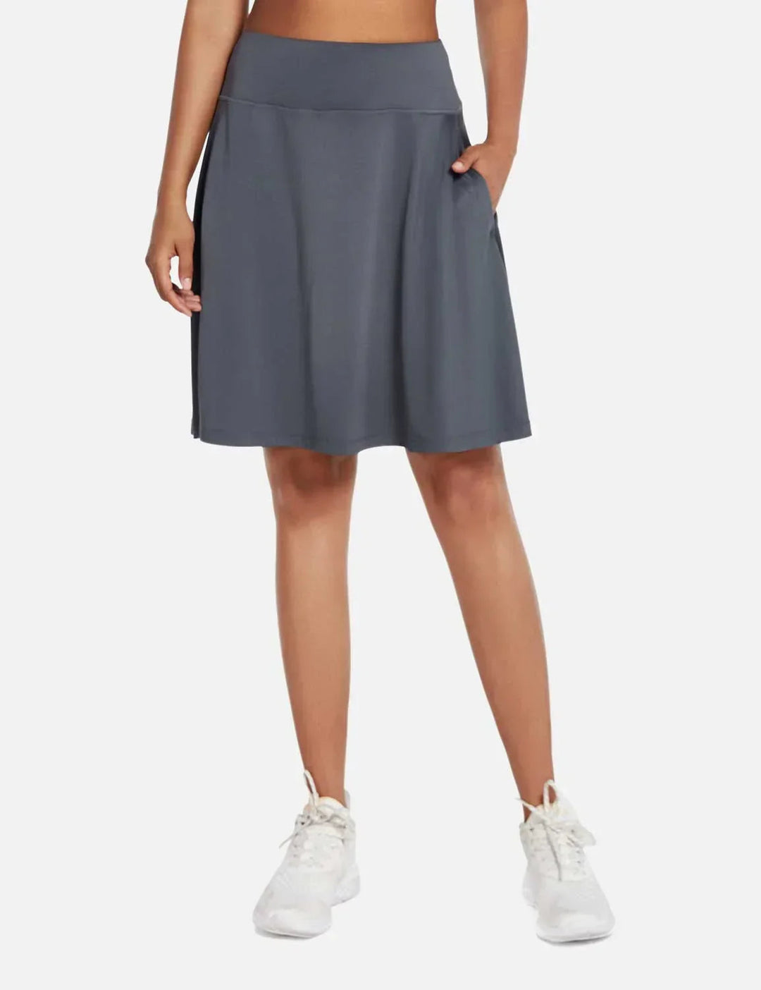 Sophie | Hög Midja Plisserad Skort med Inbyggda Shorts 9