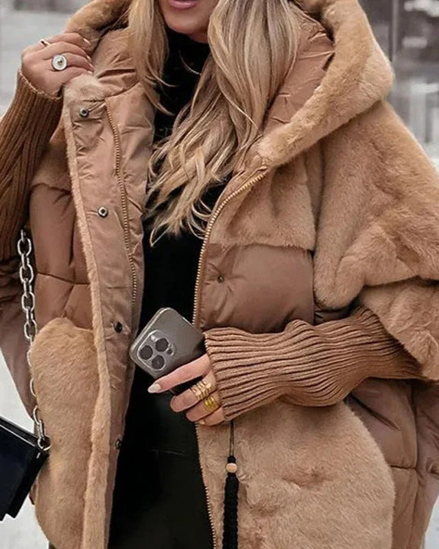 Sophie | Isolerad Lång Vinterjacka Dam Med Huva 1
