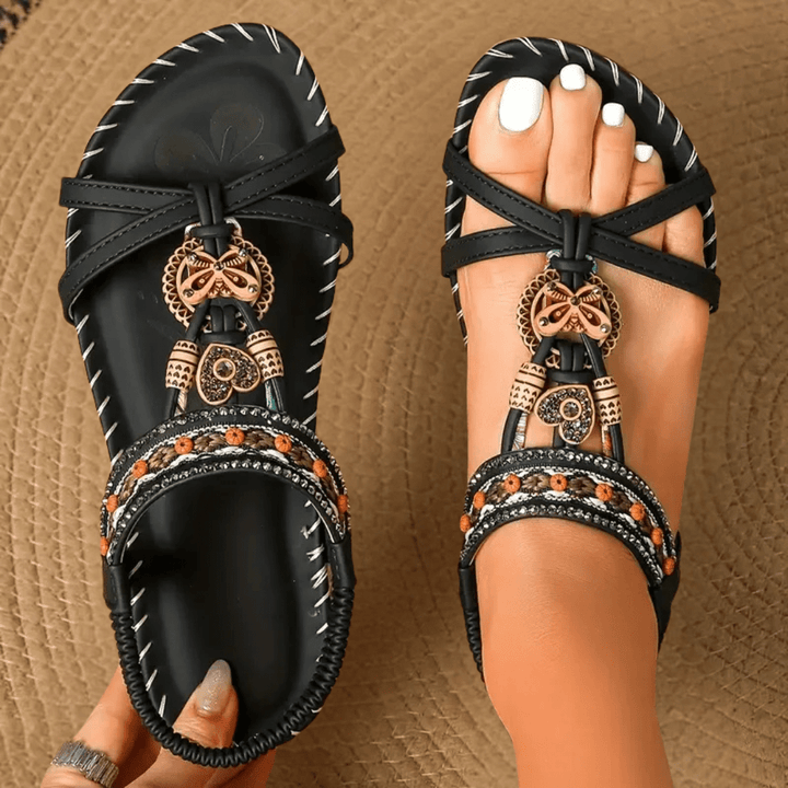 Sophie | Justerbara Halkfria Sommar Sandaler 1