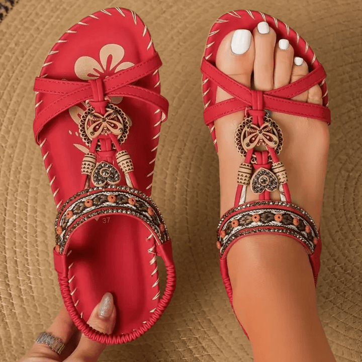 Sophie | Justerbara Halkfria Sommar Sandaler 4