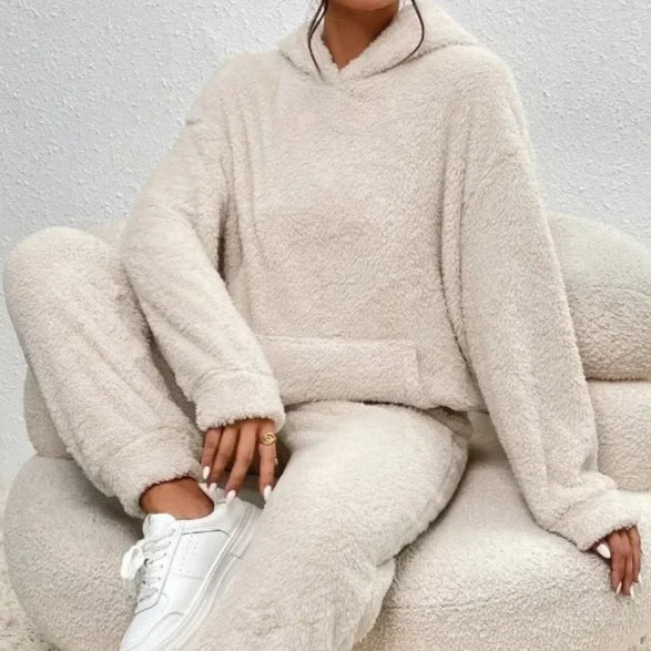 Sophie | Mjuk Tvådelat Set med Hoodie och Jogger för Avslappnad Stil 0