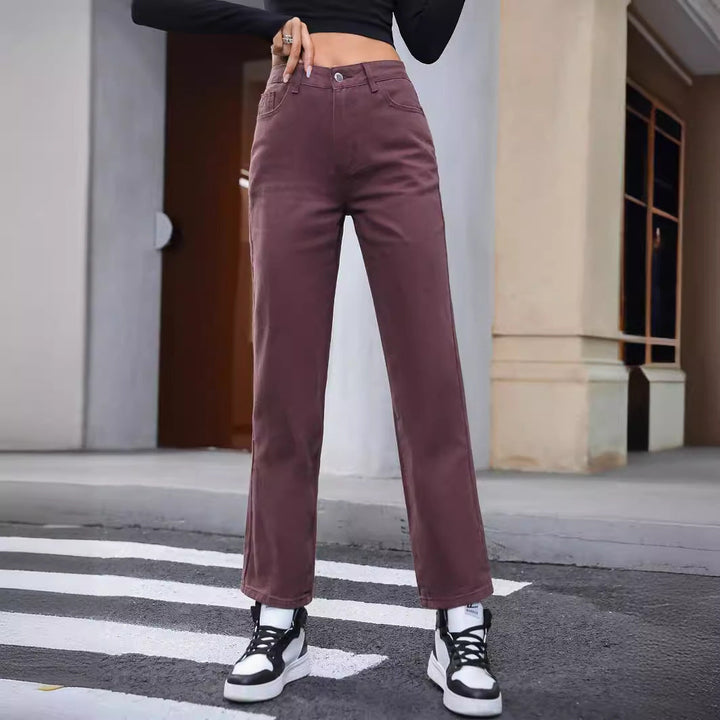 Sophie | Modern Hög Midja Jeans Med Raka Ben 2