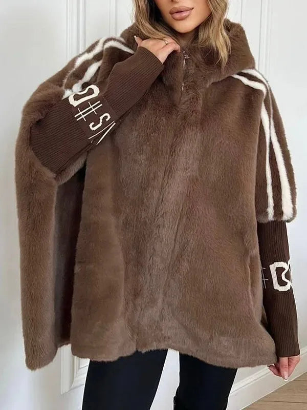 Sophie | Modern Oversized Vinterjacka Dam i Fuskpäls 6