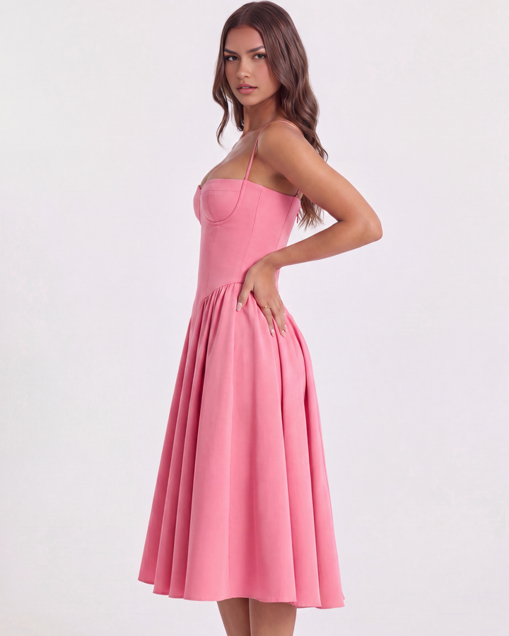 Sophie | Romantisk Sommarklänning med Sweetheart Urringning 4